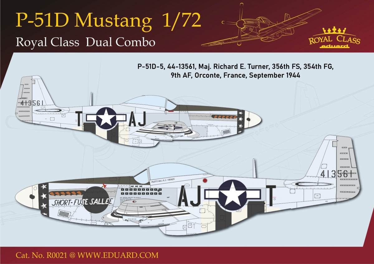 Eduard R0021 P-51D MUSTANG DUAL COMBO 1/72 – imagen 28