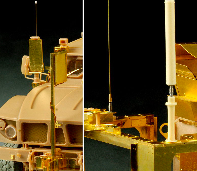 Voyager Model PEA298 Modern US M-ATV MRAP Rhino Anti IED Device sets (For KINETIC Model K61007) 1/35 – imagen 2