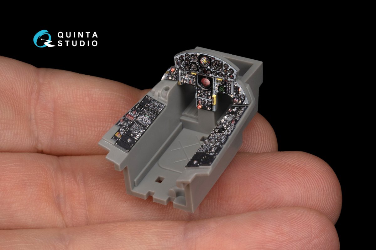 Quinta Studio QD48226 CF-104 Late 3D-Printed &amp;amp; coloured Interior on decal paper ( Kinetic ) 1/48 – imagen 3