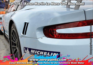 Zero Paints ZP-1092 Aston Martin Le Mans Gulf Blue Paint 60ml – imagen 5