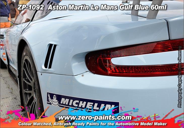 Zero Paints ZP-1092 Aston Martin Le Mans Gulf Blue Paint 60ml – imagen 5