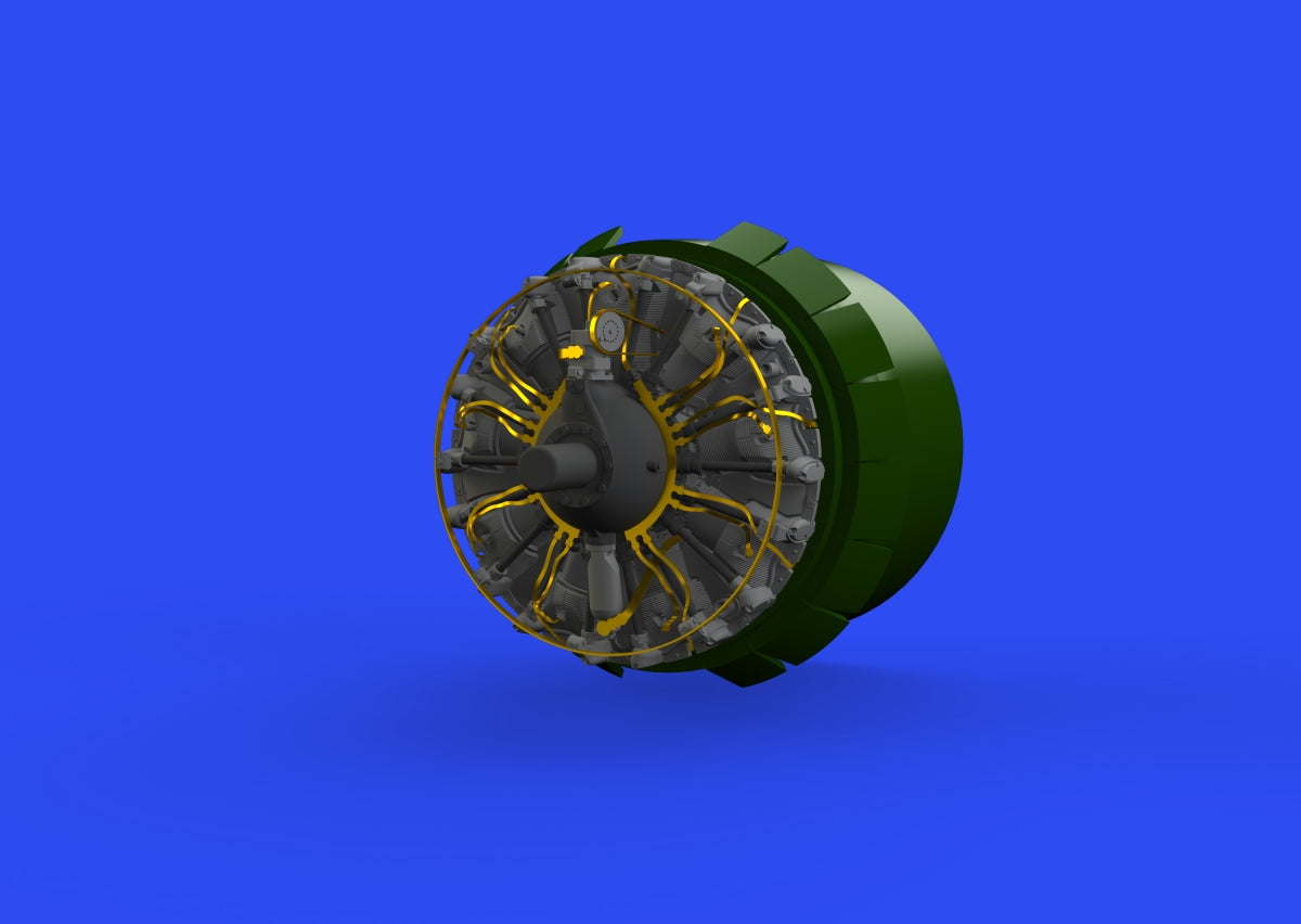 Eduard 6481021 B-17F engines EDUARD 1/48 – immagine 7