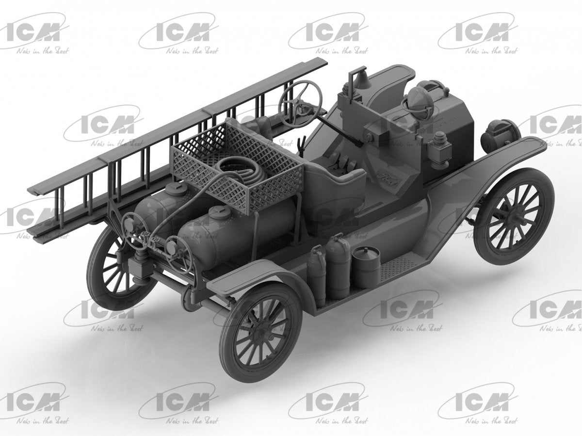 ICM 35606 Model T 1914 Fire Truck with Crew 1/35 – immagine 5