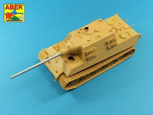 Aber 48L-29 128mm PaK 44 L/55 gun barrel for Sd.Kfz.186 Jagdtiger 1/48 – Bild 6