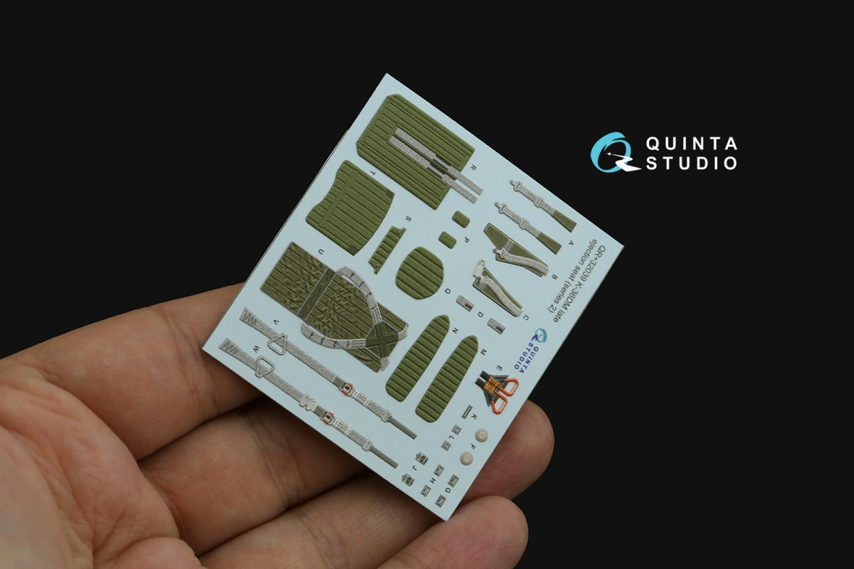 Quinta Studio QR+32039 Siège éjectable K-36DM Série 2 (version tardive) (pour avions MiG-29, MiG-31, Su-27, Su-33, Su-34 depuis 2008) (Toutes les maquettes) 1/32 – image 3