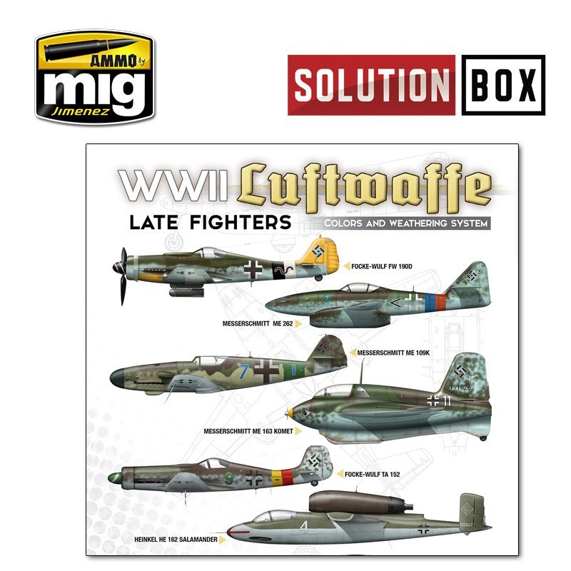 AMMO of Mig Jimenez 7702 WWII LUFTWAFFE LATE FIGHTERS SOLUTION BOX – image 8