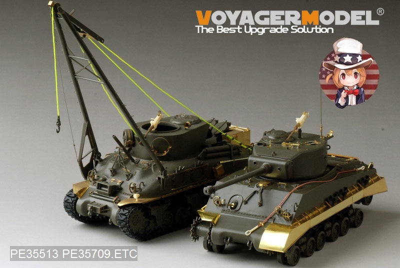 Voyager Model PE35709 WWII US M4A3E8 Sherman&amp;quot;Easy Eight&amp;quot;Basic For TAMIYA 25175 1/35 – imagen 15