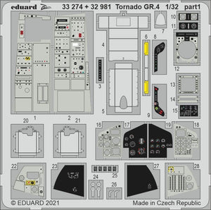 Eduard 33274 Tornado GR.4 for ITALERI 1/32 – imagen 2