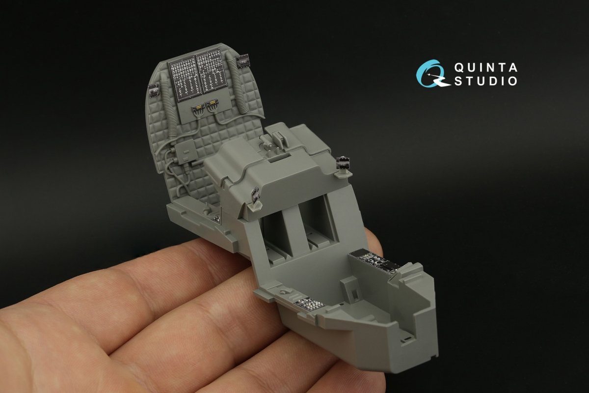 Quinta Studio QDS-35099 AH-64E 3D-Printed &amp;amp; coloured Interior on decal paper (Takom) (Small version) 1/35 – zdjęcie 5