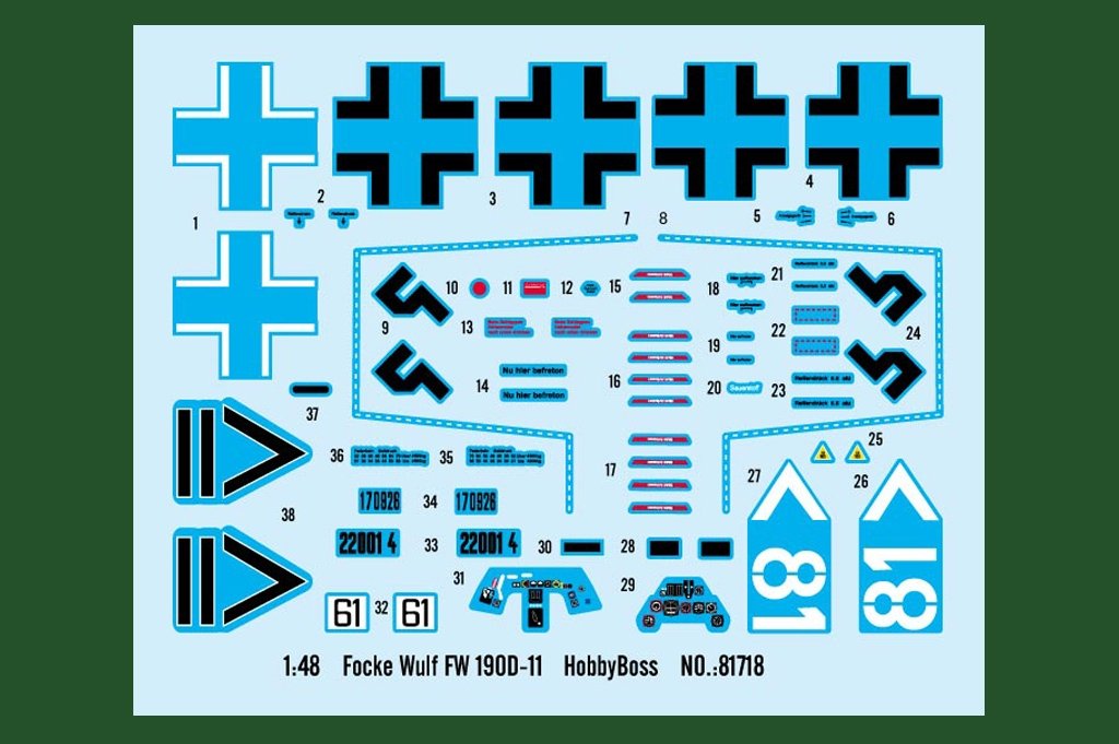 Hobby Boss 81718 Focke Wulf FW 190D-11 1/48 – imagen 4