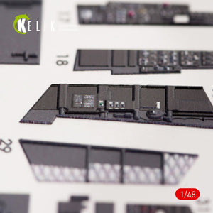 KELIK K48036 EA-18G &amp;quot;GROWLER&amp;quot; INTERIOR 3D DECALS FOR MENG KIT 1/48 – immagine 4