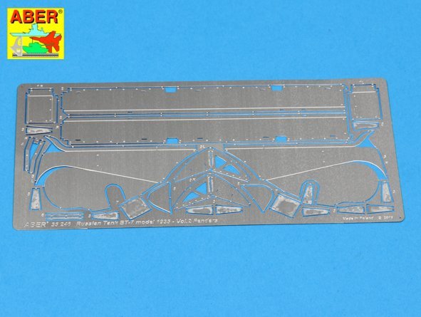 Aber 35246 Char léger russe BT-7 - vol. 2 - kit supplémentaire - garde-boues (1/35)