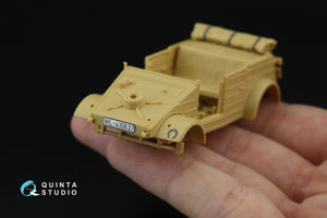 Quinta Studio QD48546 Kubelwagen Type 82 3D-Printed &amp;amp; coloured Interior on decal paper (Tamiya) 1/48 – imagen 7