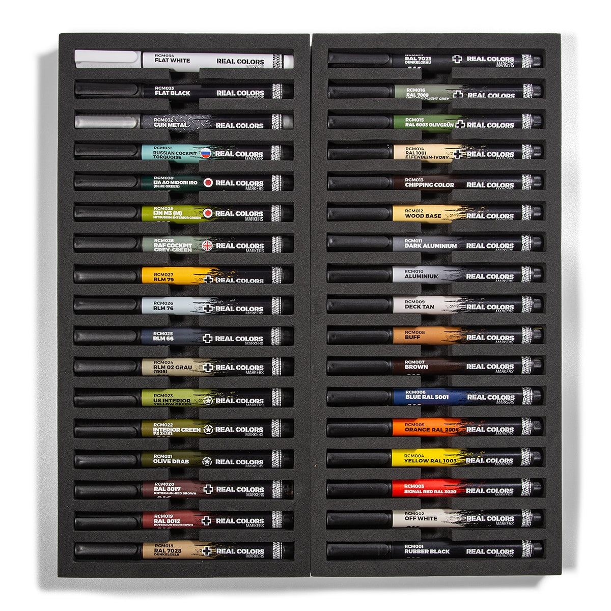 AK Interactive RCM150 BOÎTE SPÉCIALE MARQUEURS RC – 34 unités – image 2
