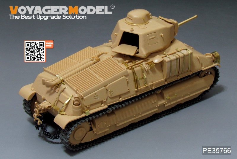 Voyager Model PE35766 WWII French SOMUA S35 Medium Tank Basic (For TAMIYA 35344) 1/35 – immagine 2