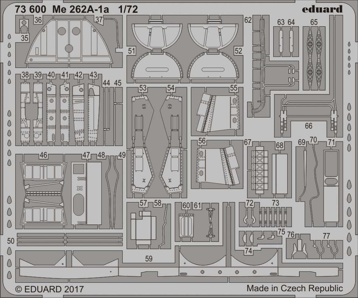 Eduard 73600 Me 262A-1a 1/72 AIRFIX – Bild 2