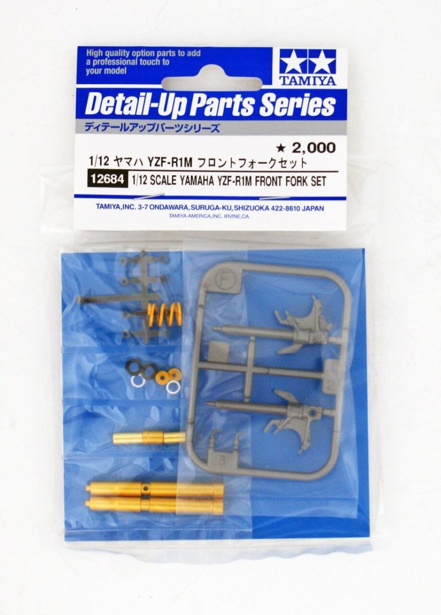 Tamiya 12684 Yamaha YZF-R1M - Front Fork Set (For Tamiya 14133) 1/12 – Bild 2