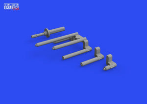 Eduard 648789 P-38J gun barrels PRINT TAMIYA 1/48 – imagen 3