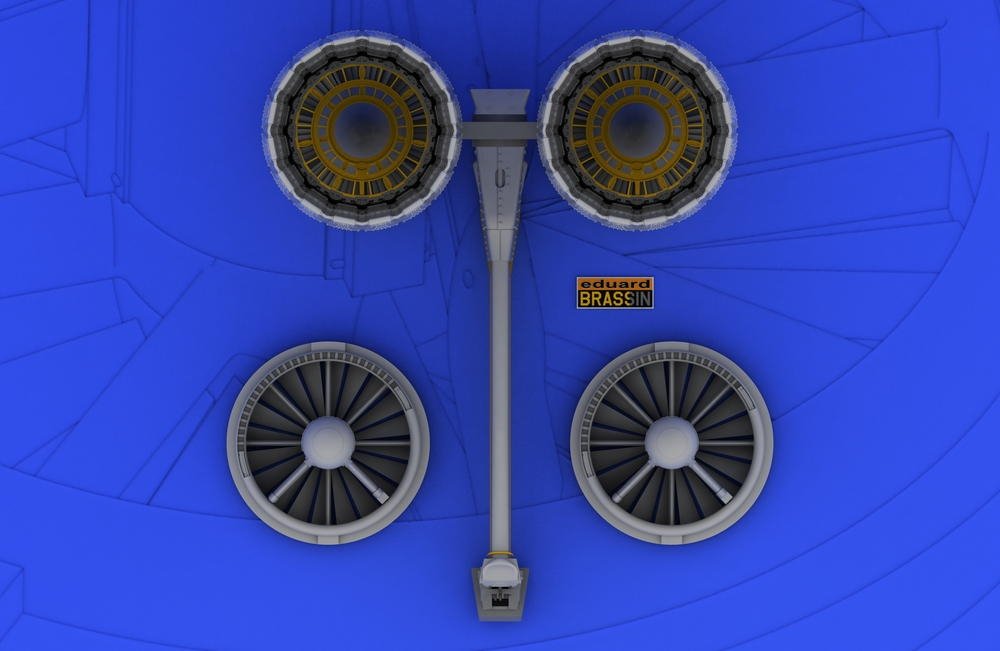 Eduard 632010 F-4 exhaust nozzles USAF late 1/32 Tamiya – immagine 3
