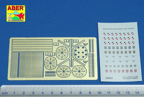 Aber 16001 German helmets - liners, chinstrap 1/16 – immagine 2