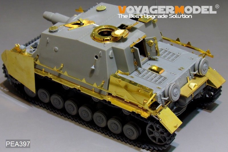 Voyager Model PEA397 WWII German Sturmpanzer IV Brummbar Late Version Side Skirts（For DRAGON 6081) 1/35 – imagen 5