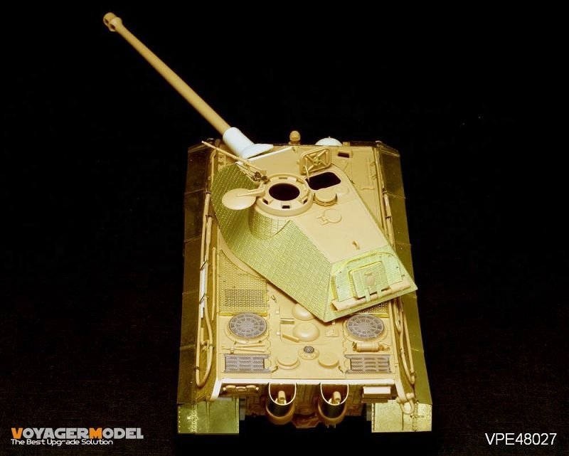 Voyager Model VPE48027 Photo Etched set for KING TIGER porsche (For TAMIYA32539) 1/48 – zdjęcie 3