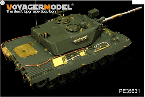 Voyager Model PE35631 Modern German Leopard 1A3 MBT (B ver include Gun barrel）(For MENG TS-007) 1/35 – imagen 2