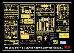 Rye Field Modèle 5086 StuH42 &amp;amp; StuG.III Ausf.G Production tardive 1/35 – image 4