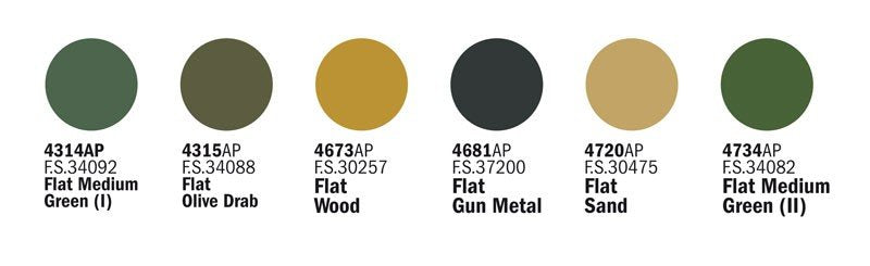 ITALERI 440AP - WWII Military Allied Army - Acrylic Set – imagen 2