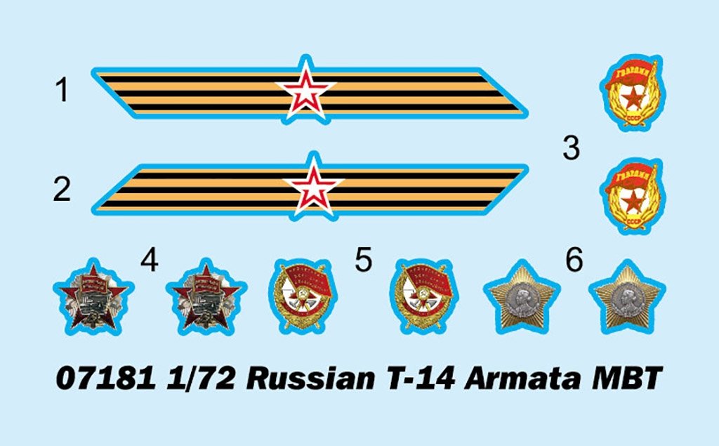 Trumpeter 07181 Russian T-14 Armata MBT 1/72 – immagine 3