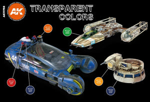 AK Interactive AK11758 COULEURS TRANSPARENTES ENSEMBLE 6 x 17 ml – image 3