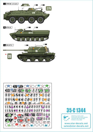 Star Decals 35-C1344 DDR - NVA 3. Numbers &amp;amp; insignia of the East German Nationale Volksarmee 1/35 – zdjęcie 2