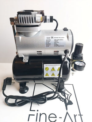 Compresseur sans huile Fine Art FA-20T 3 l avec filtre et réducteur Premium Line (S5000)