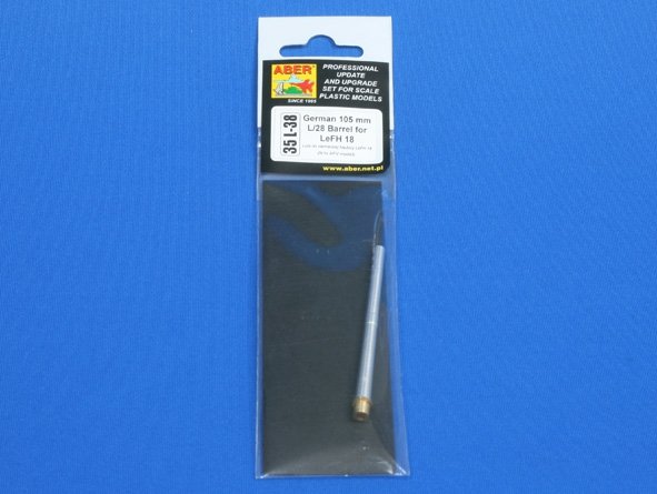 Aber 35L-038 German 105mm LeFH 18 L/28 Barrel 1/35 – immagine 4