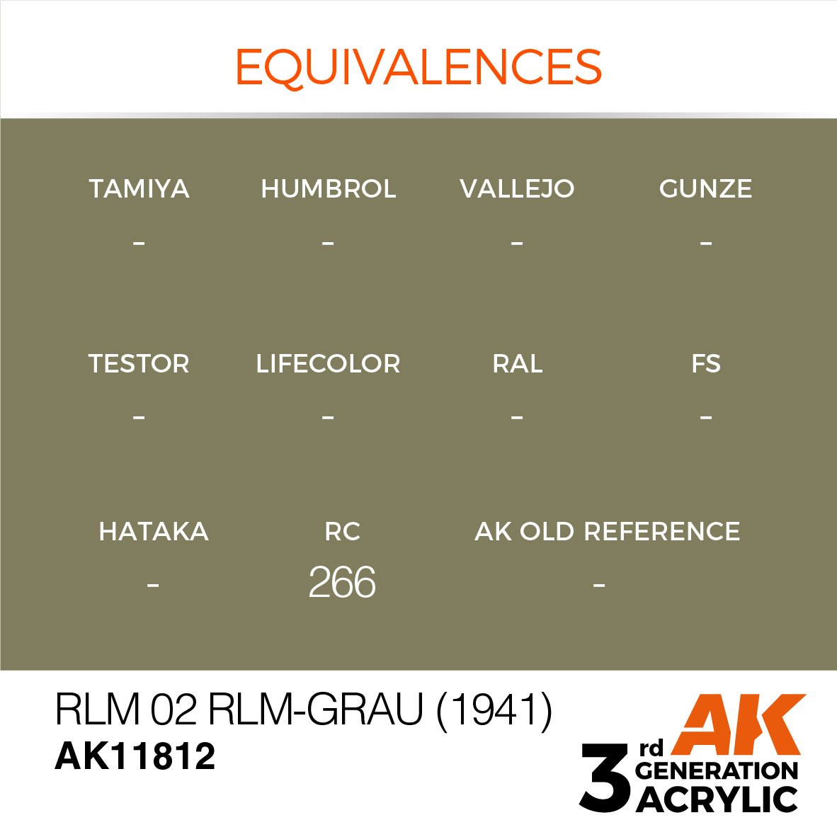 AK Interactive AK11812 RLM 02 RLM-GRAU (1941) – AIR 17ml – imagen 2