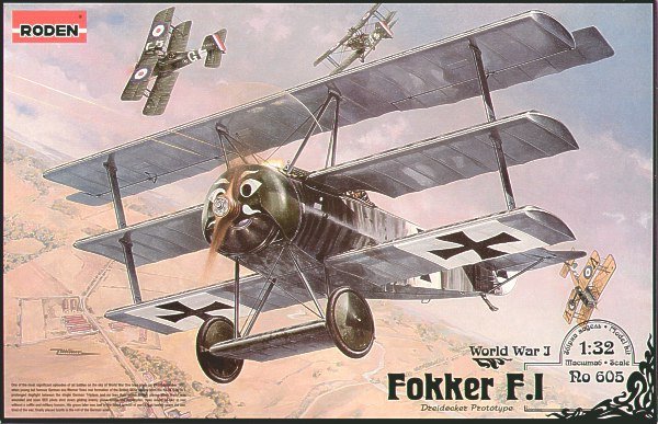 Roden 605 Fokker F.1 1/32