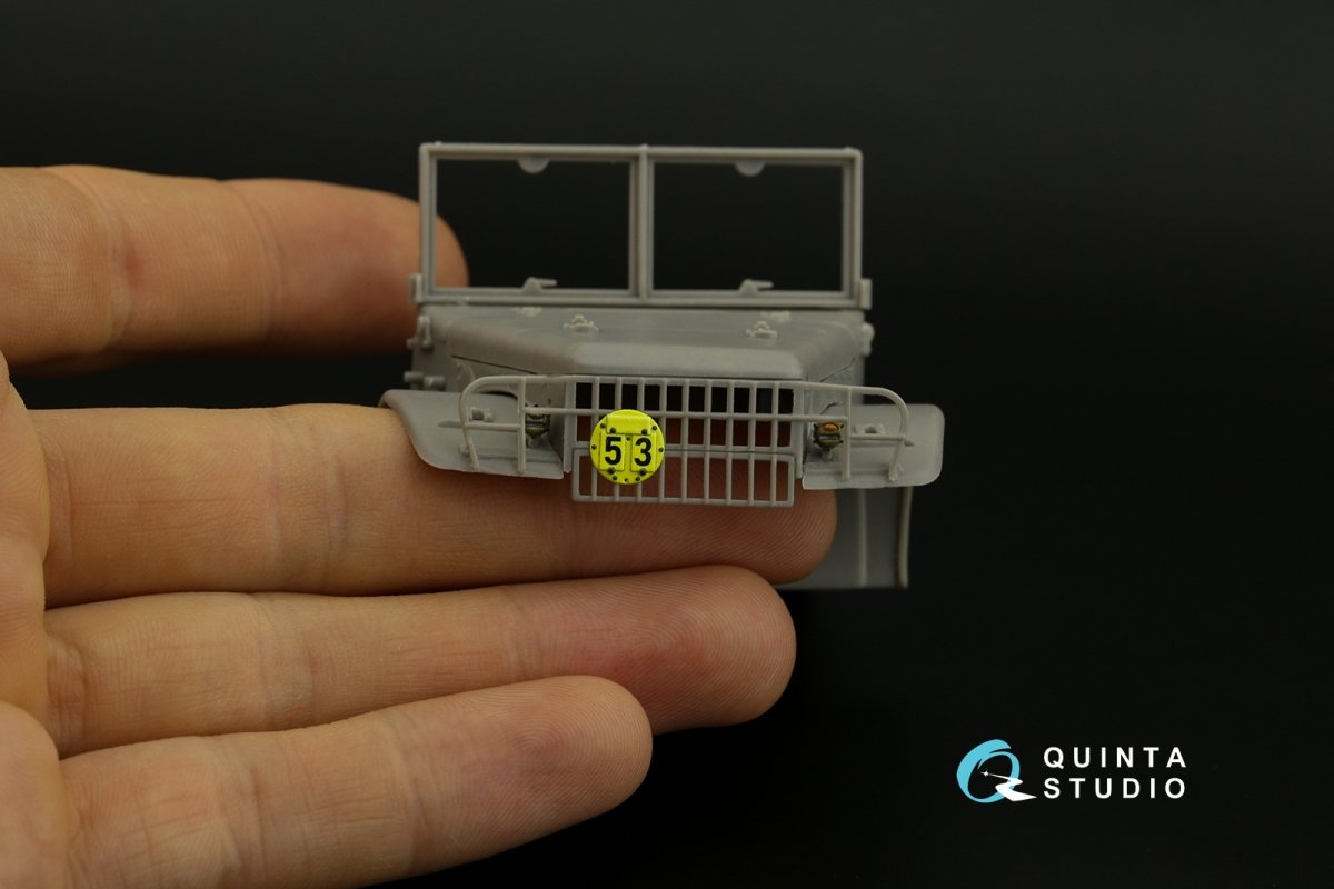 Quinta Studio QD35061 Dodge M37 3D-Printed &amp;amp; coloured Interior on decal paper (Roden) 1/35 – imagen 9