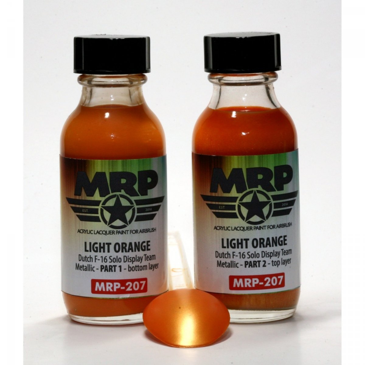 MR. Paint MRP-207 LIGHT ORANGE F-16 2x30ml – image 2
