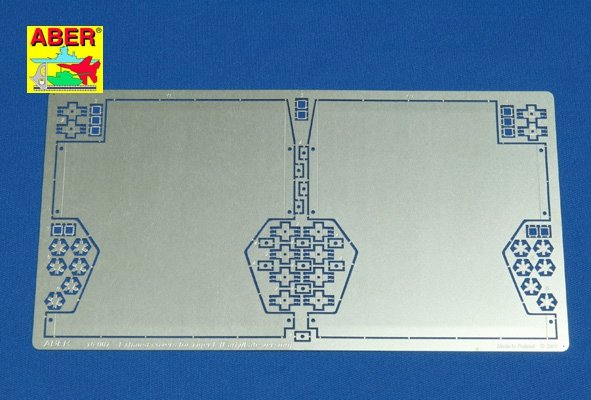 Aber 16007 Exhaust covers for Tiger I, Ausf.E - Early/Late version 1/16