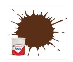 Humbrol AB0160 160 Peinture acrylique mate camouflage rouge-brun allemand 14 ml 