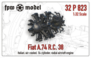FPW Model 32P823 Fiat A.74 R.C. 38 1/32