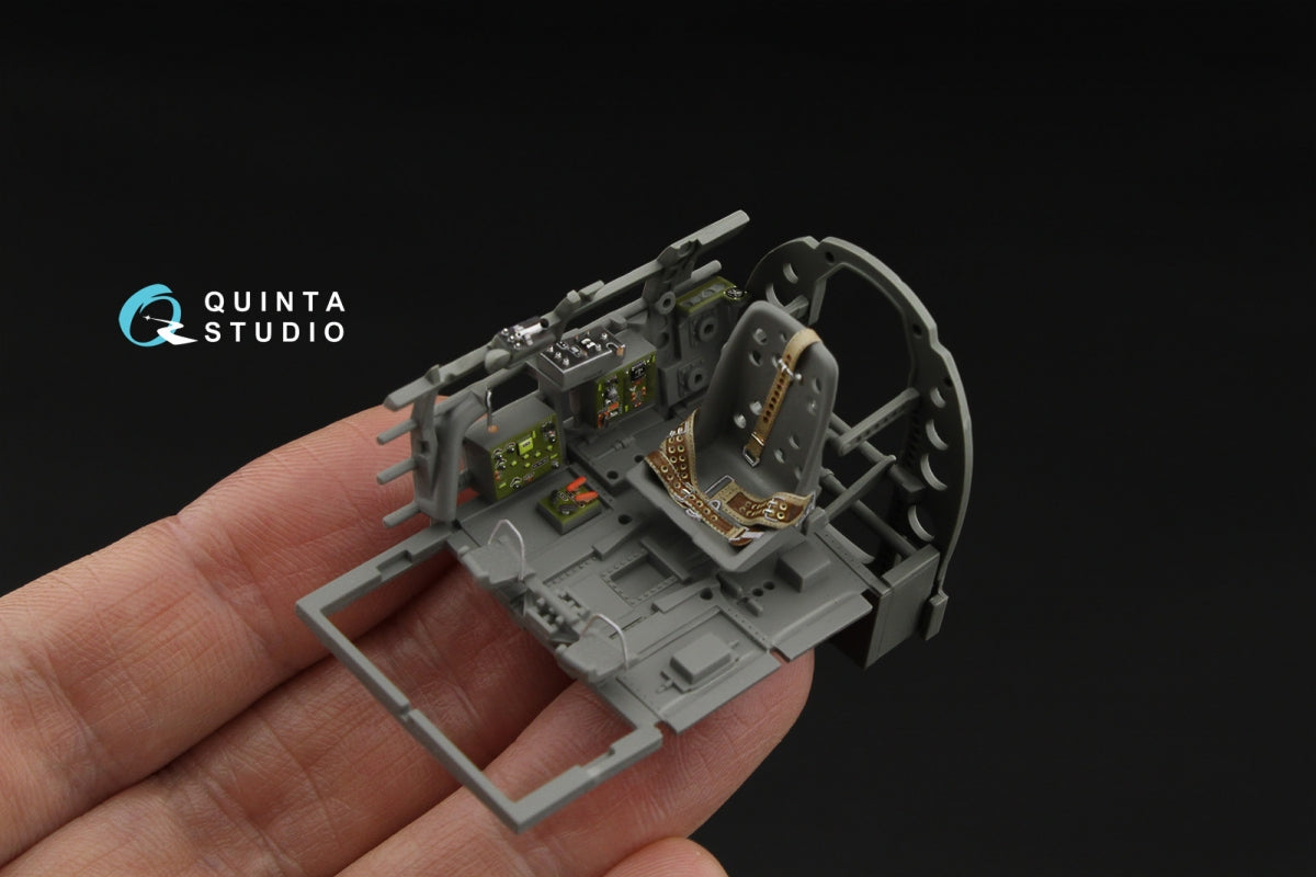 Quinta Studio QD35083 A6M2 Zero (Mitsubishi Prod.) 3D-Printed &amp;amp; coloured Interior on decal paper (Border Model) 1/35 – zdjęcie 6