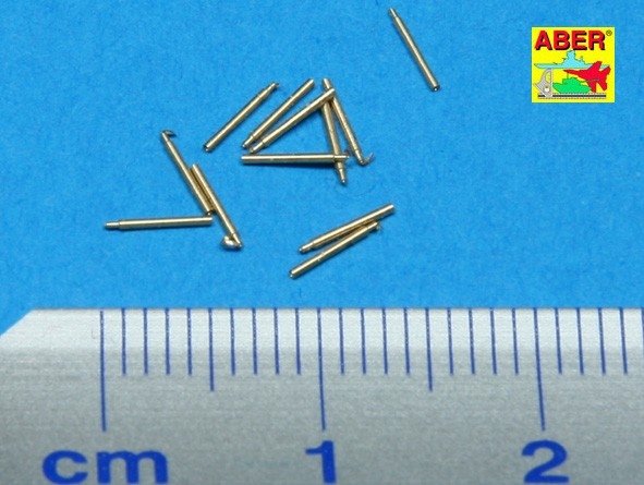 Aber 1/700L-10 Set of 12 pcs 140 mm barrels for ship Hood 1/700 – immagine 2