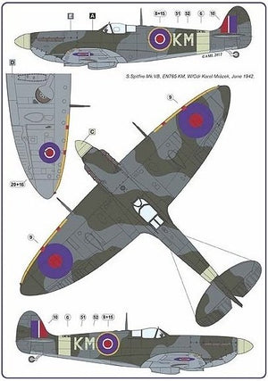 AML D32004 Czechoslovak commanders in the Spitfire 1/32 – image 5