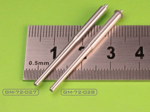 Master GM-72-028 Lufa włoskiego działa 90mm L/53 (Cannone da 90/53) - z tuleją osłaniająca - używane na późnych Semovente M41M 1/72 – immagine 5