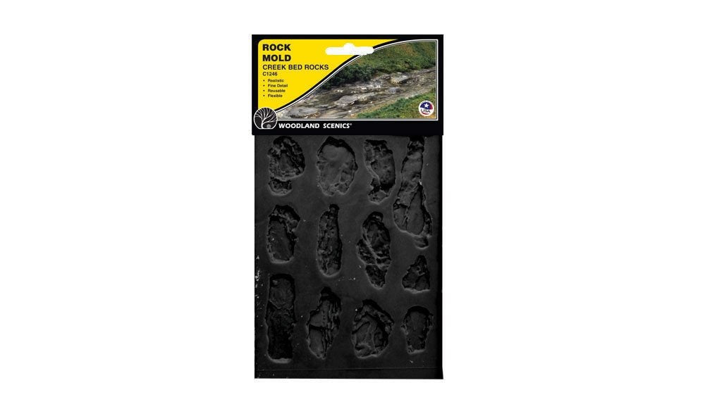 Woodland Scenic WC1246 FORME ROCHEUSE - Lit de ruisseau