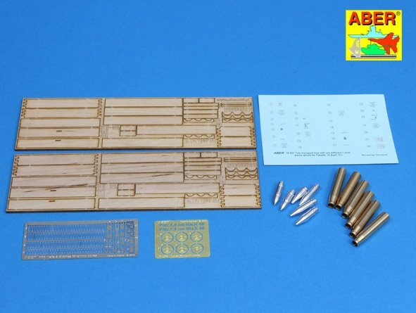 Aber 16057 Two transport box with six different 7,5cm ammo for PzKpfw. IV, Ausf, H-J 1/16