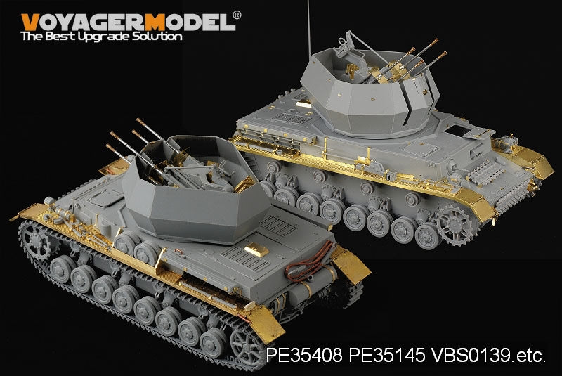 Voyager Model PE35408 WWII German Panzer IV ausf G 20mm Flakpanzer IV &amp;quot;Wirbelwind&amp;quot; For DRAGON 6342 1/35 – imagen 10