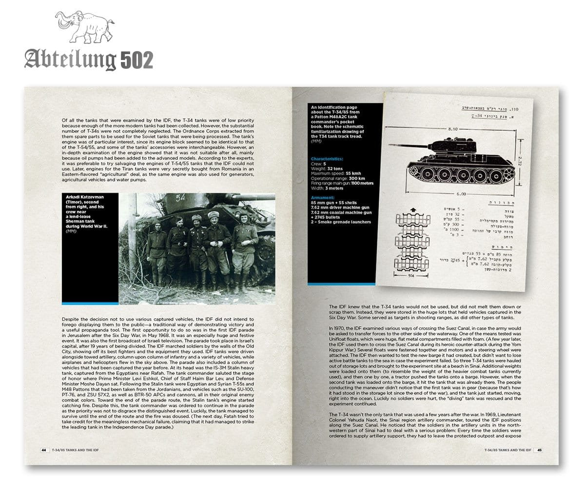 502 Abteilung ABT709 T-34 AND THE IDF THE UNTOLD STORY (MICHAEL MASS / MA’OR LEVY) – imagen 2