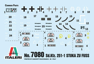 Italeri 7080 Sd. Kfz. 251/1 Wurfrahmen Stuka zu Fuss 1/72 – imagen 5